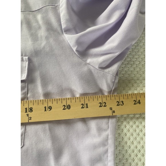 H Bar C Western Shirt 16 1/2 33 Mens Pearl Snap Western Embroidered lavender - Picture 8 of 11